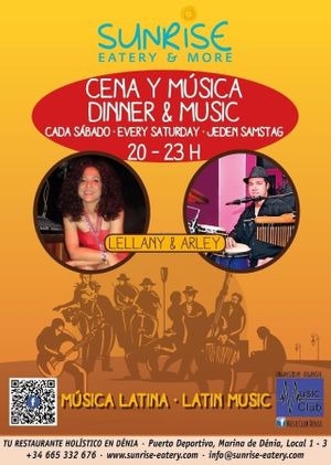 every saturday noche latino  at Sunrise Eatery and More in Denia