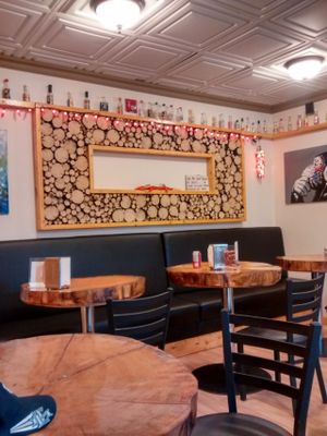 Inside at Big Bear Donair in Whitehorse