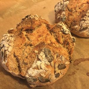 Multi-seed Brotchen at Cafe Frosch in Kyoto