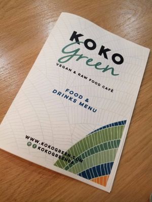 Koko Green Vegan Menu at KOKO Green in Nice