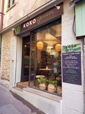 Outside KoKo Green at KOKO Green in Nice