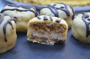 Zebra cake. Raw vegan.  at Rawissant in Piatra Neamt