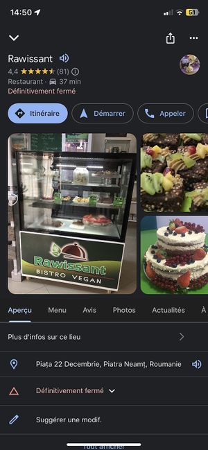 Fermé définitivement   at Rawissant in Piatra Neamt