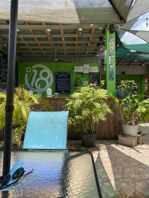 Outside  at Degree 18 Juice Bar in Palmer