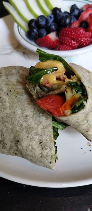 JustEgg Wrap 15.25 at The Green Fork & Local Roots Market in North Wales