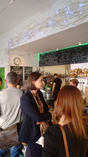 Counter area at Graze on Grassmarket in Edinburgh
