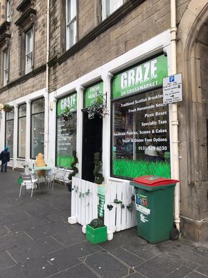 Exterior  at Graze on Grassmarket in Edinburgh