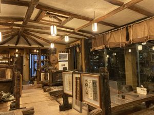 Very comfortable interior setting on a cold December evening  at Dasoni in Jeju