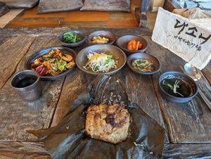 Lotus rice at Dasoni in Jeju