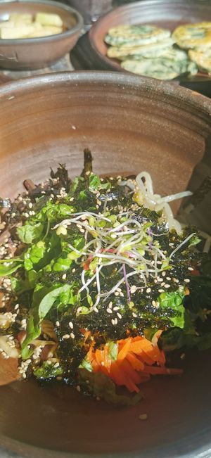 The salad at Dasoni in Jeju