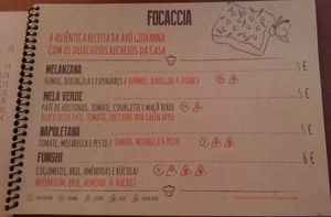 Two vegan foccacia options at Focaccia in Giro in Lisbon