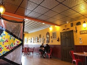 Inside the cafe  at Cafe Corazon - Kinnickinnick in Milwaukee