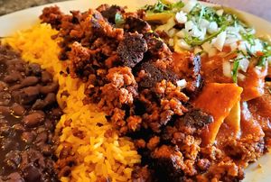 Chilaquiles at Cafe Corazon - Kinnickinnick in Milwaukee