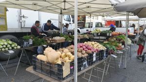 veggies at Farmer's Market - downtown Berkeley in Berkeley