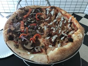 They do half n half! at Screamer's Pizzeria - Greenpoint in Brooklyn