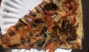 Supreme pizza  at Screamer's Pizzeria - Greenpoint in Brooklyn