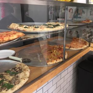 slices  at Screamer's Pizzeria - Greenpoint in Brooklyn