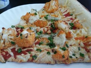 cauliflower pizza at Screamer's Pizzeria - Greenpoint in Brooklyn