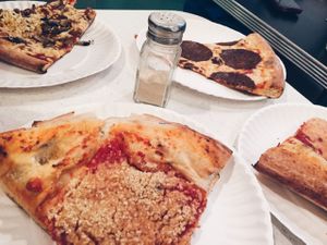 (-: at Screamer's Pizzeria - Greenpoint in Brooklyn