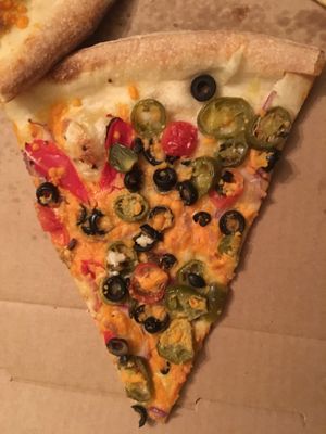 nacho slice at Screamer's Pizzeria - Greenpoint in Brooklyn