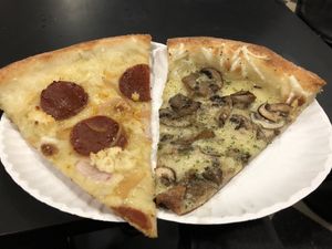 2 slices at Screamer's Pizzeria - Greenpoint in Brooklyn
