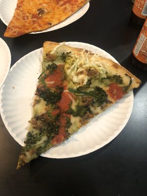 Clean Slide - lovely pesto base! at Screamer's Pizzeria - Greenpoint in Brooklyn