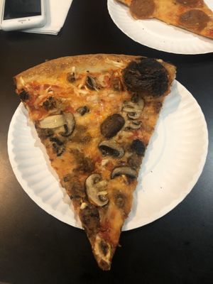 Sausage and Mushroom at Screamer's Pizzeria - Greenpoint in Brooklyn