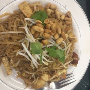Pad Thai $11 at Blossoming Lotus in Haymarket