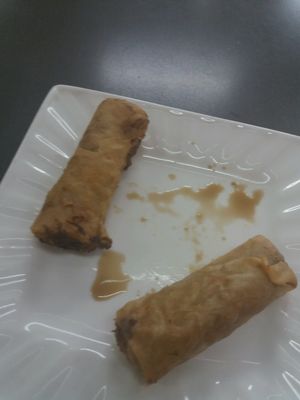 spring rolls at Blossoming Lotus in Haymarket