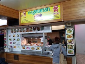 Basement food court location at Blossoming Lotus in Haymarket