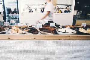 All the desserts, always some vegan options available. Copyright @babmjb (Instagram) at Coffeelabs in Antwerpen