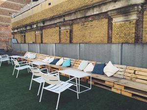 Summer-location, rooftop at Coffeelabs in Antwerpen