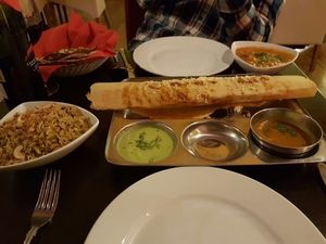 yummy dosa at Namaste Village Norwich in Norwich