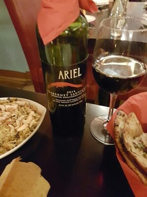 none alcoholic wine yaay  at Namaste Village Norwich in Norwich