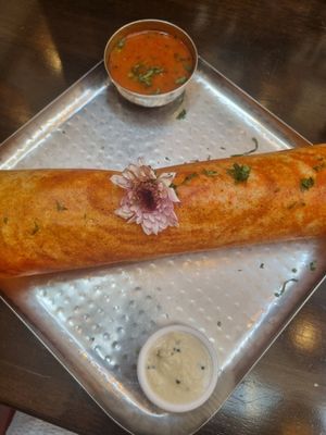Masala dosa at Namaste Village Norwich in Norwich