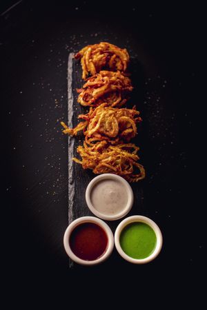 Onion Bhaji (Popular Street Food) - Vegan at Namaste Village Norwich in Norwich