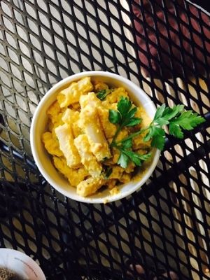 Vegan Mac 'N' Cheese. Yum... at Glowing Plant Based Eatery in Los Angeles