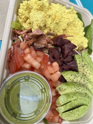 Vegan Cobb Salad  at Glowing Plant Based Eatery in Los Angeles