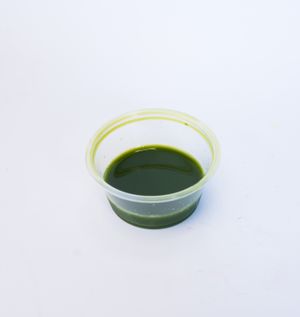 E3 Live wellness shot at Glowing Plant Based Eatery in Los Angeles