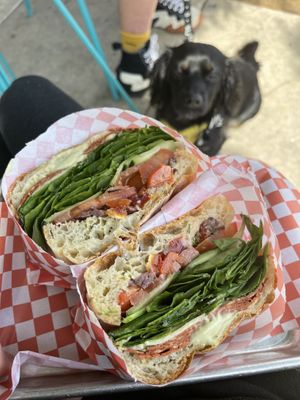 Italian sandwich   at Glowing Plant Based Eatery in Los Angeles