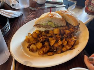 Breakfast sandwich  at Iron Gate Cafe in Albany