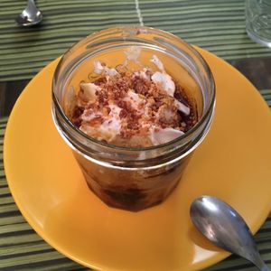 Manioc au caramel at Paprika Restaurant in Corsica