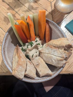 Cauliflower dip at The Crown in Hastings