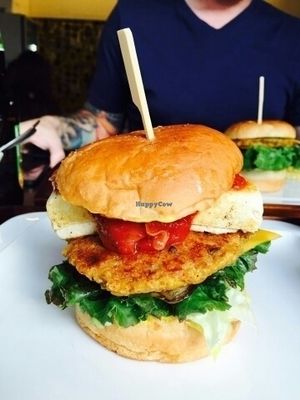 tofu chilli  at Huggers - 허거스 in Seoul