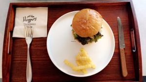 Avocado pesto purger  at Huggers - 허거스 in Seoul