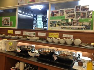 Buffet has so many choices - Korean and western - I couldn't try them all.  at Veg Green in Seoul