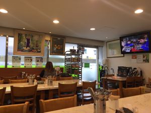 Another view of the interior.  at Veg Green in Seoul