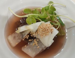 Vegan 냉면 at Veg Green in Seoul