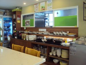 Inside at Veg Green in Seoul