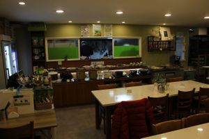 Small but cozy and clean buffet restaurant with super friendly staffs.  at Veg Green in Seoul